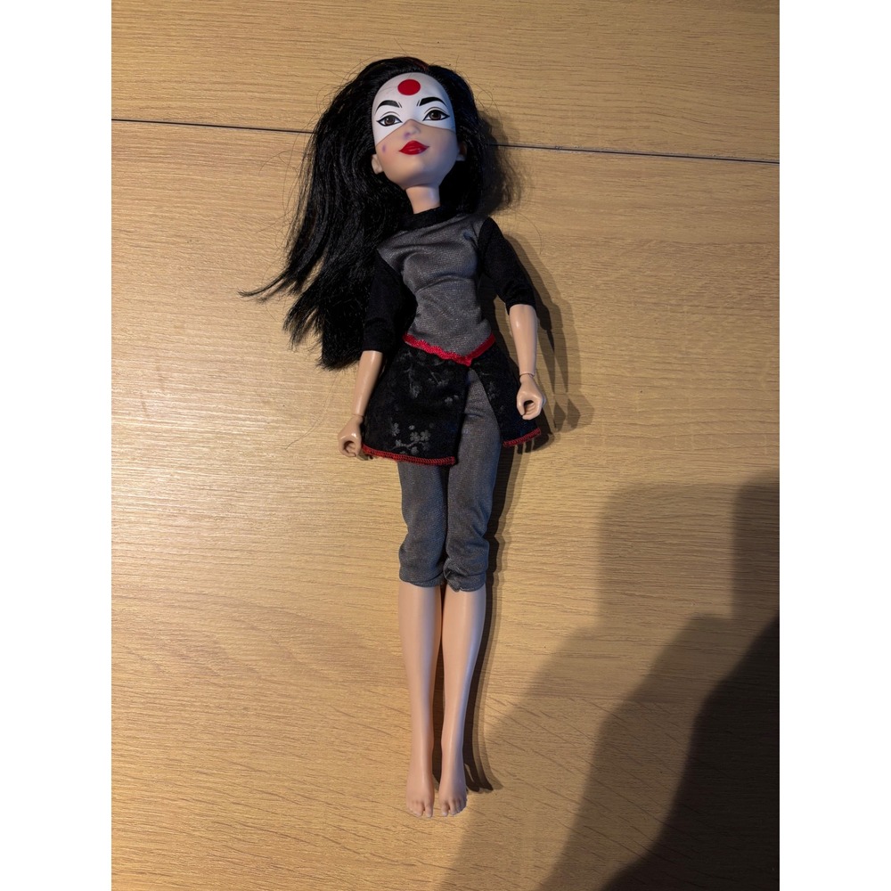 DC Super Hero Girls Katana 12 inch Action Doll Mattel DLT65 Black Grey Red